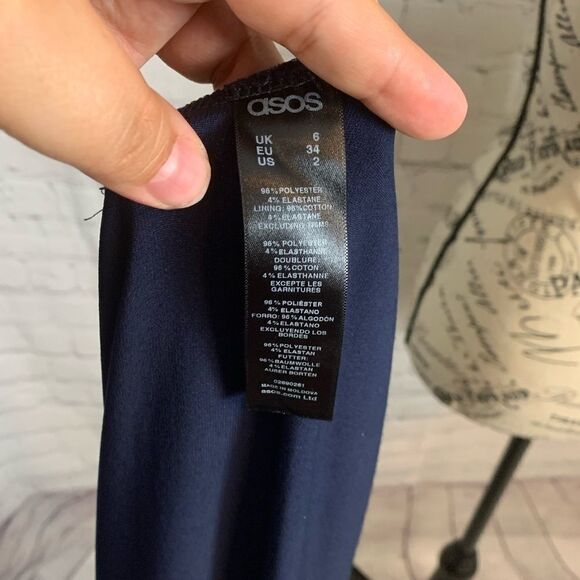 ASOS / Royal Blue Evening Dress / Size 2 - Picture 8 of 9